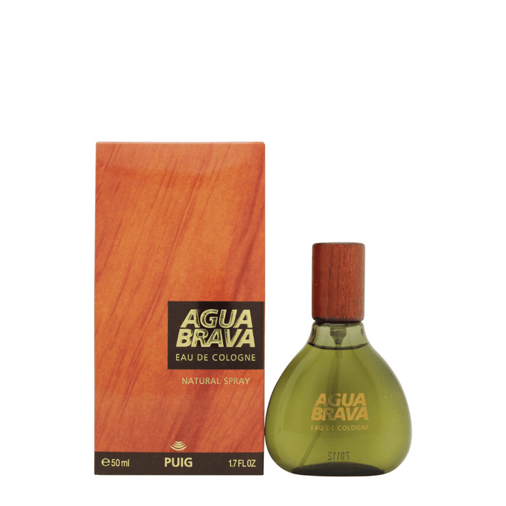 Antonio Puig presenterar Agua Brava Eau de Cologne, en uppiggande doft tillgänglig i en generös 100 ml storlek. Denna eau de toilette är infunderad med essensen av Agua Brava.