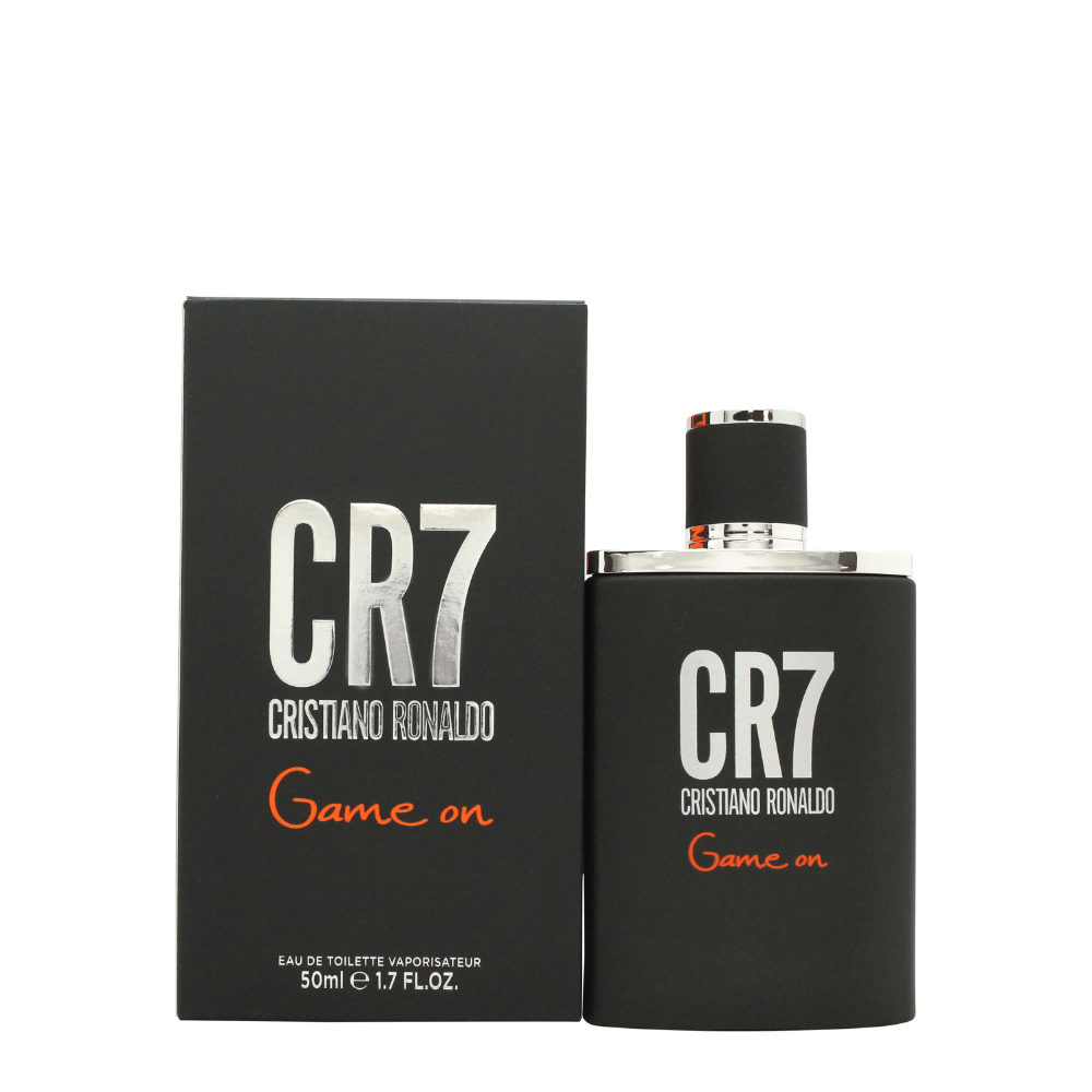 CR7 Game On Eau de Toilette för män, inspirerad av Cristiano Ronaldos legendariska doft.